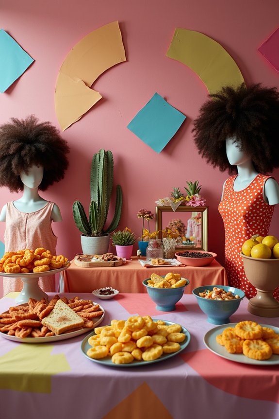 retro super bowl party