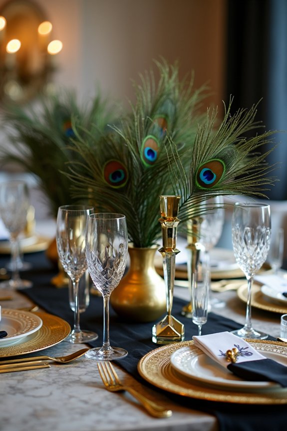 roaring 20s party centerpieces