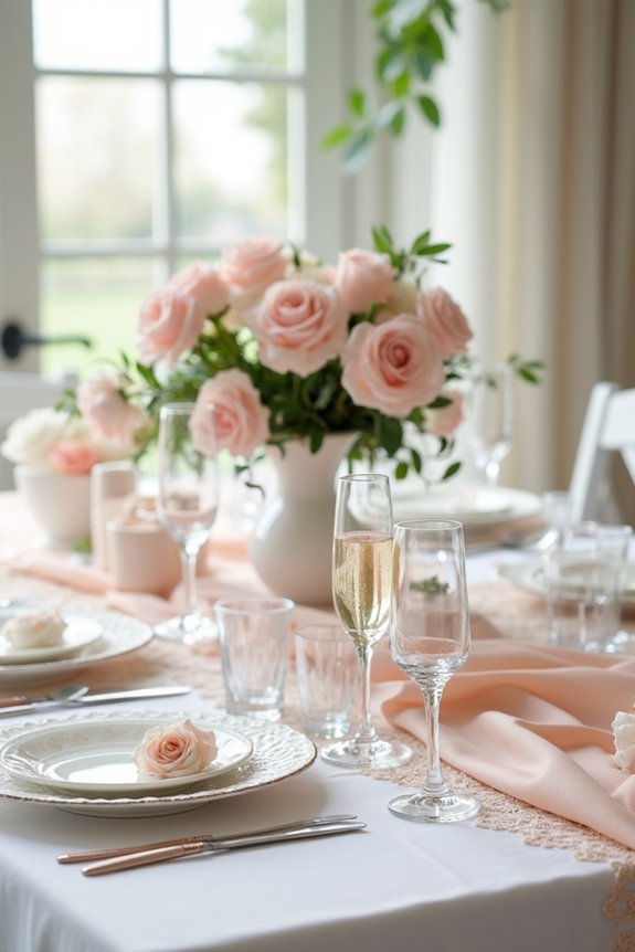 romantic blush bridal shower