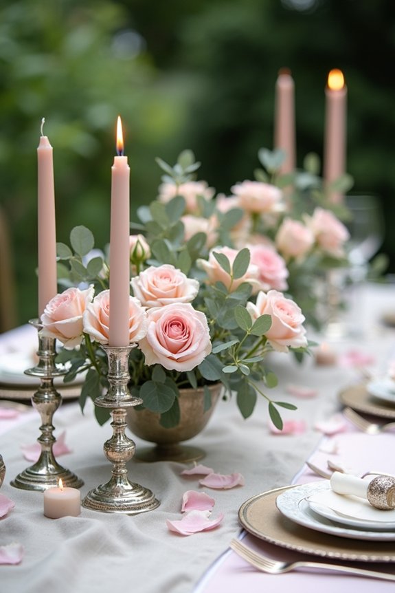 romantic garden centerpiece design