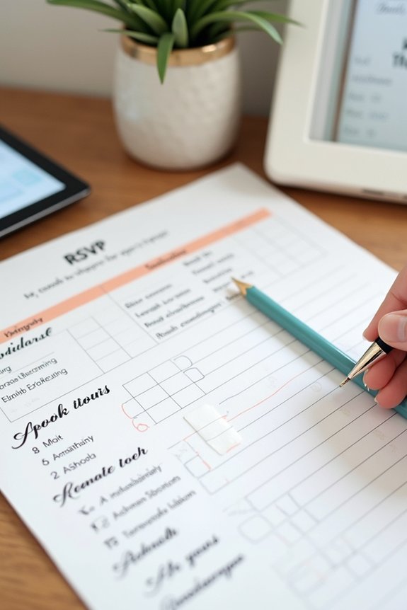 rsvp tracking for parties
