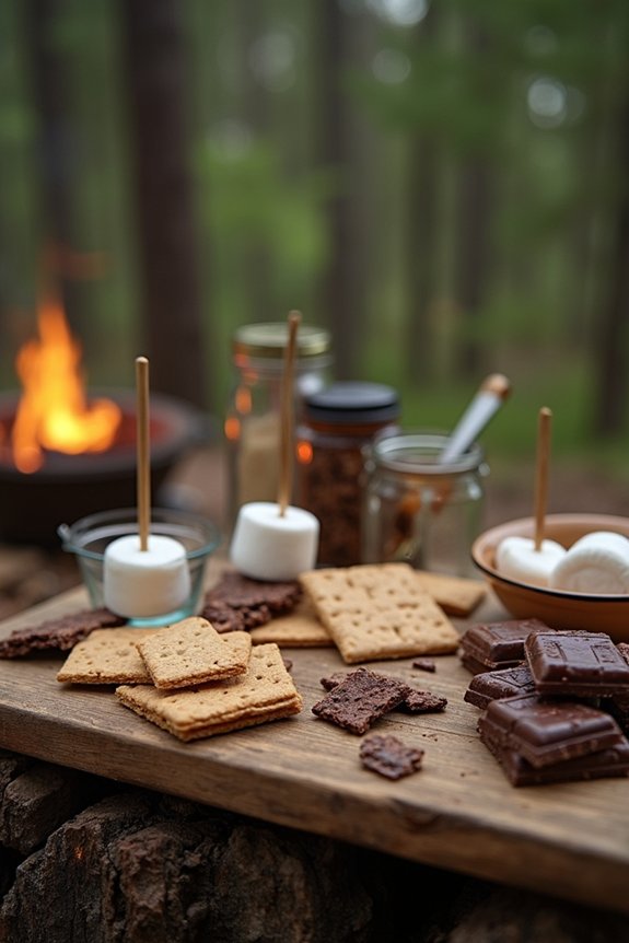 s mores bar interactive stations