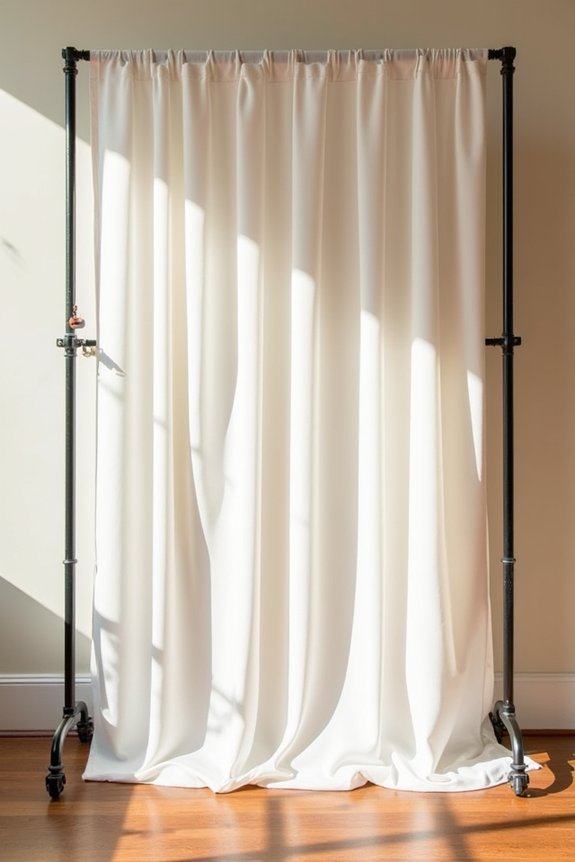 secure backdrop installation tips