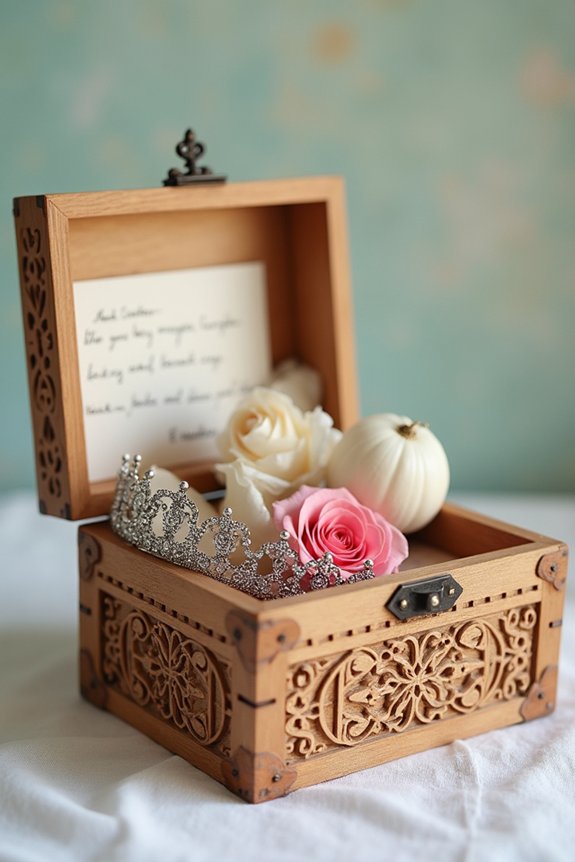 sentimental memory keepsake box