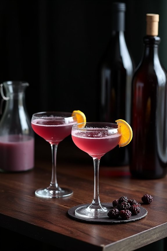 sinister signature cocktails served
