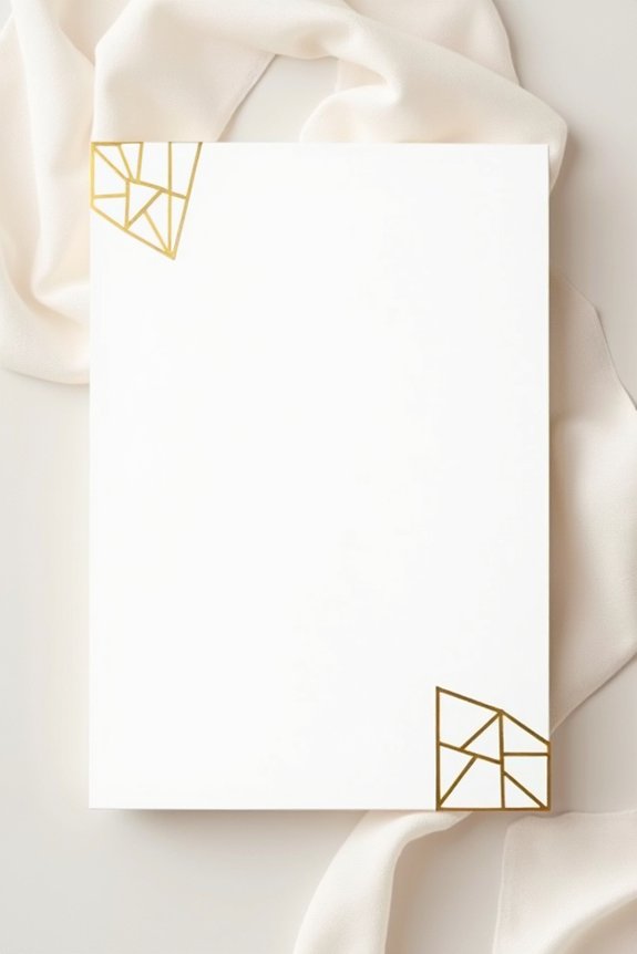 sleek minimalistic celebration invitations