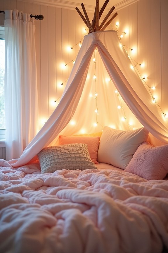 sleepover party backdrop ideas