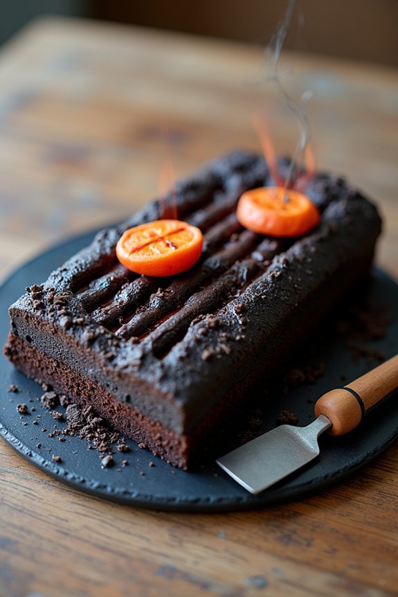 smoky barbecue cake dessert