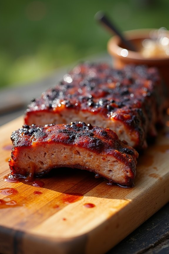 smoky tender fall off the bone ribs