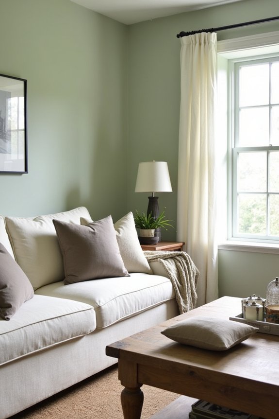 soft muted color palette