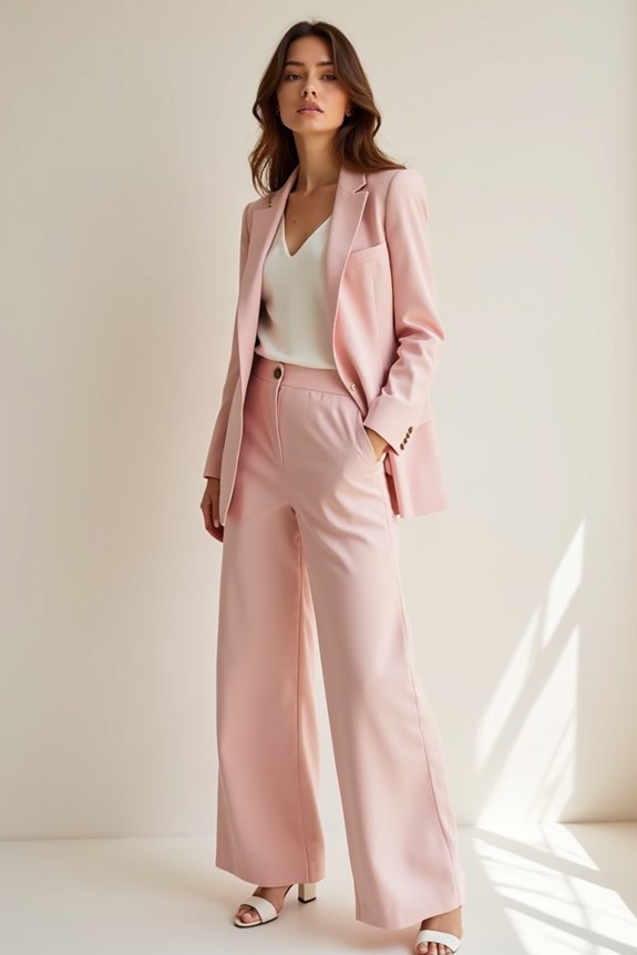 soft pink sophistication layering