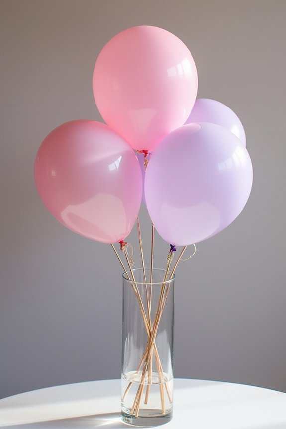 sophisticated celebratory balloon installations