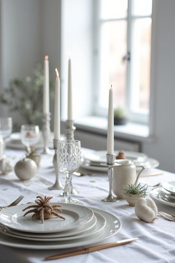 sophisticated minimalist winter design