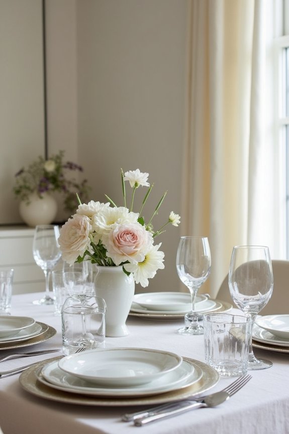 sophisticated understated birthday decor