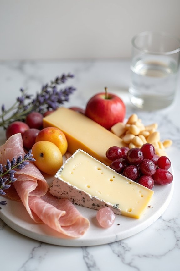 spa inspired charcuterie board essentials