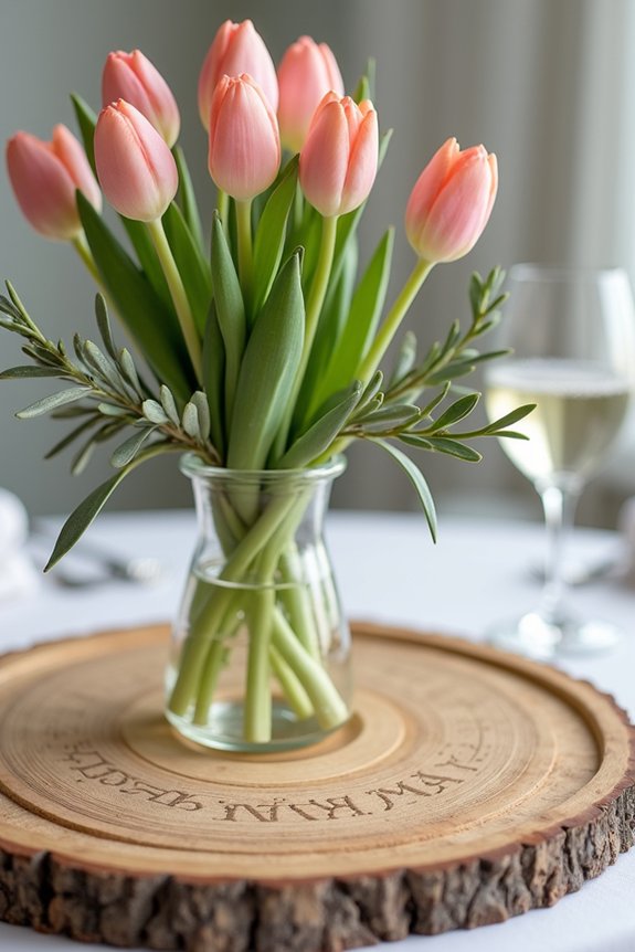 spring inspired passover centerpiece design