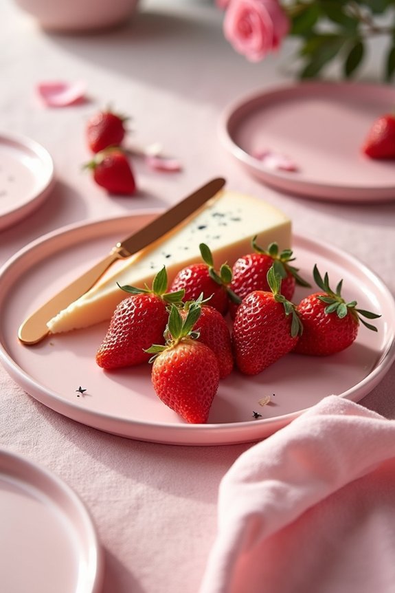 strawberry charcuterie board delight