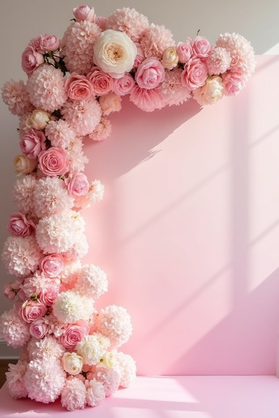 stunning floral photo backdrop