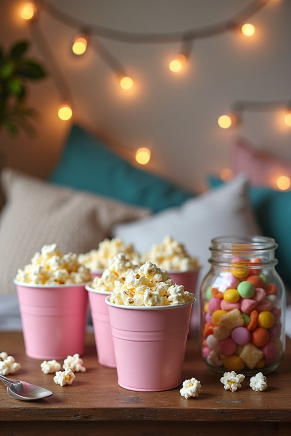stylish snack station setup