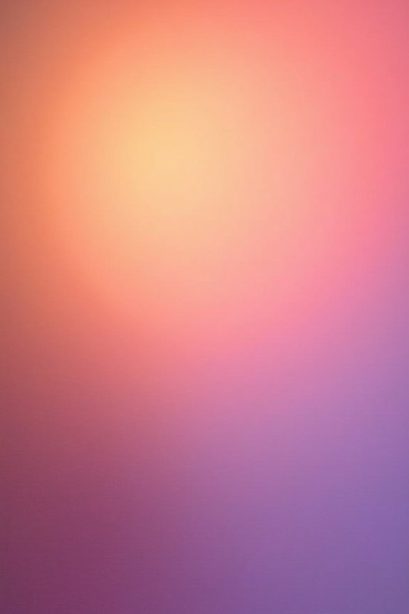 sunset gradient party backdrop