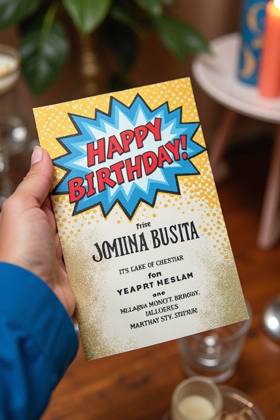 superhero themed party invitations