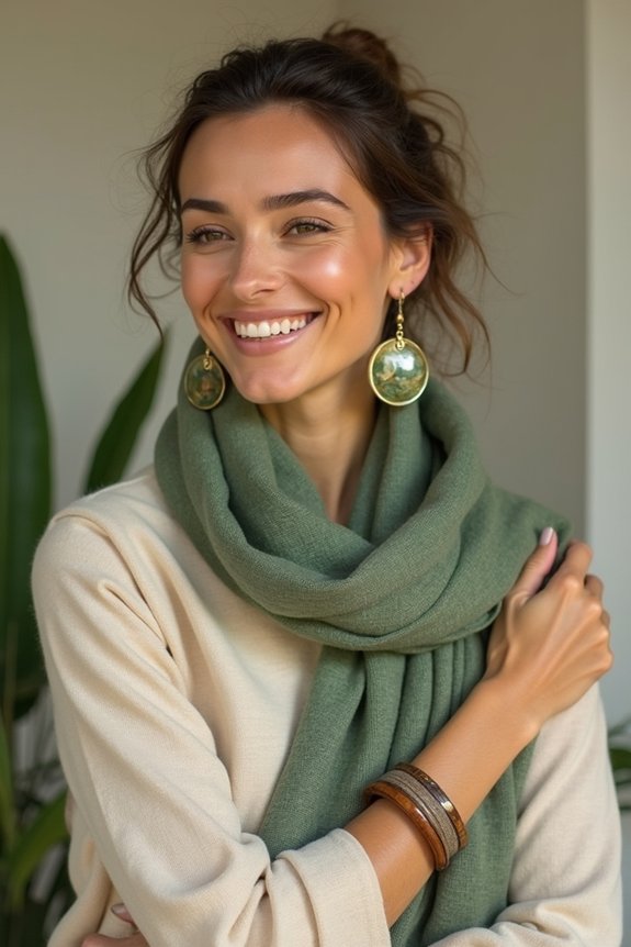 sustainable jewelry enhances outfits
