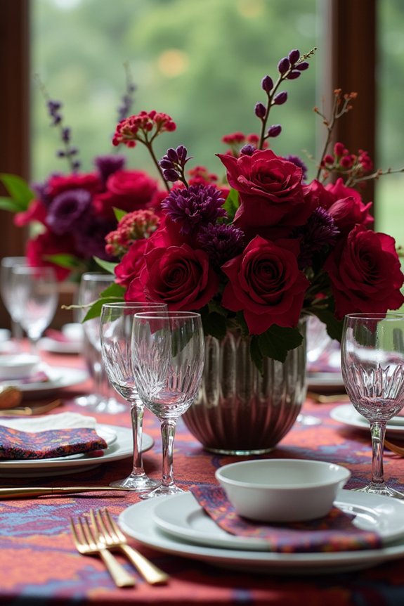 symbolic juneteenth flower centerpieces