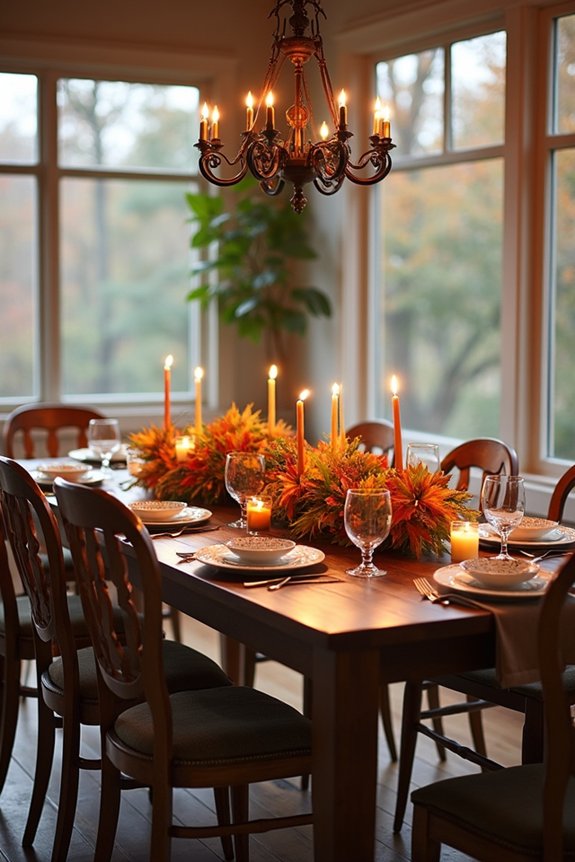 thanksgiving dining room backdrop