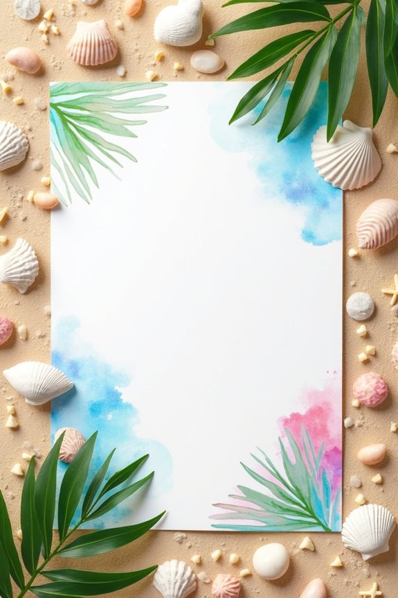 thoughtful beach party invitations
