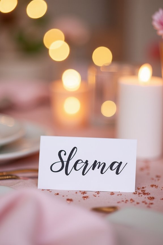 thoughtful table setting details
