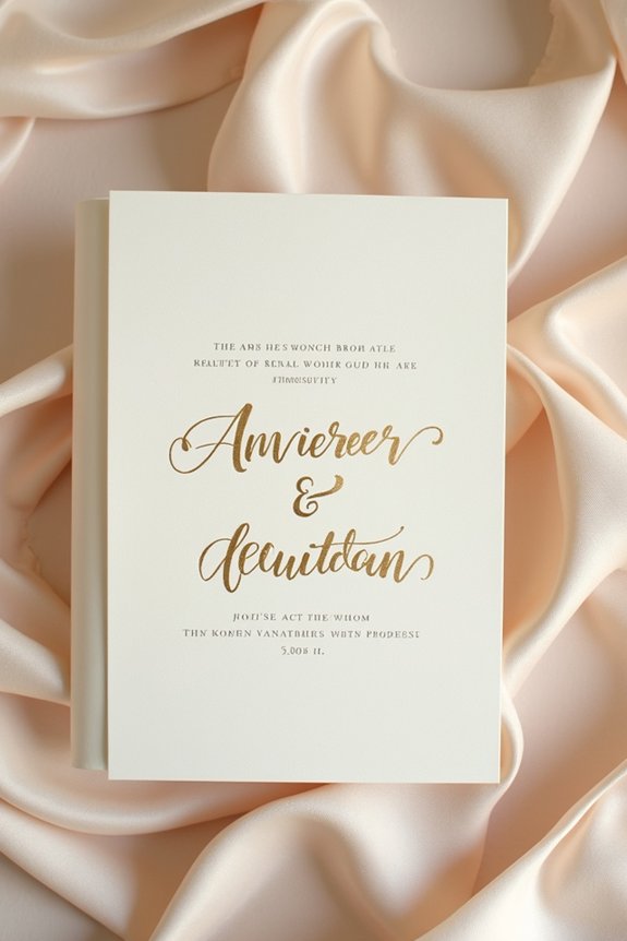 timeless gold and cream elegance