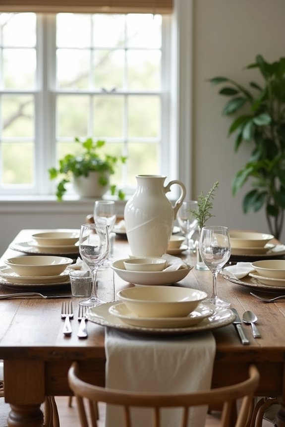 timeless rustic dinnerware choice