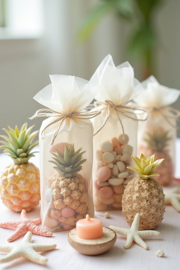 tropical celebration party favors