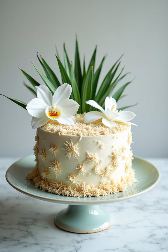 tropical coconut cake delight