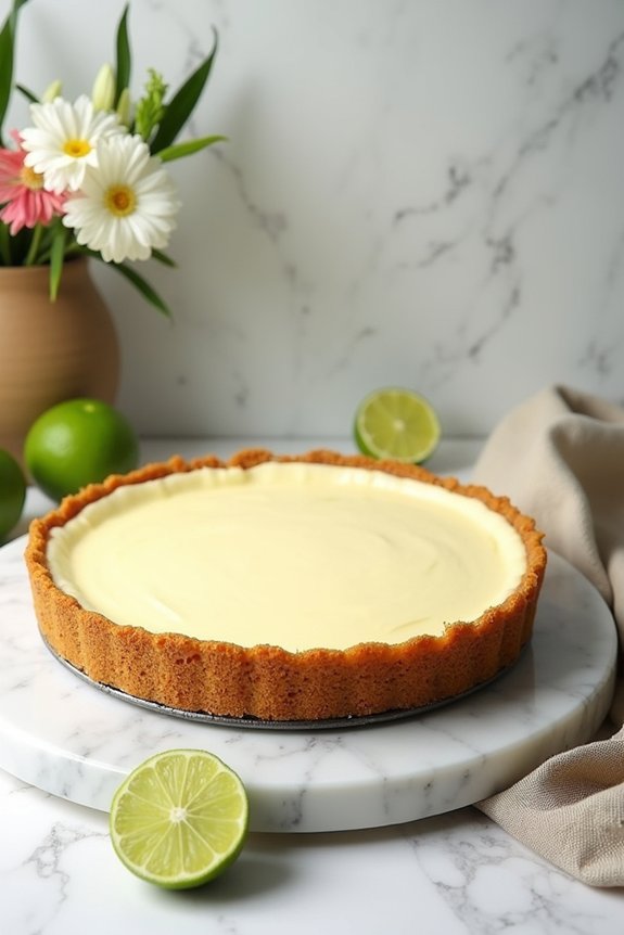 tropical key lime cake