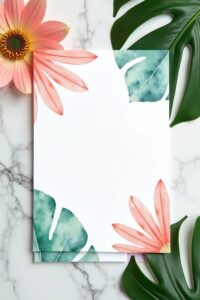 tropical themed event invitations