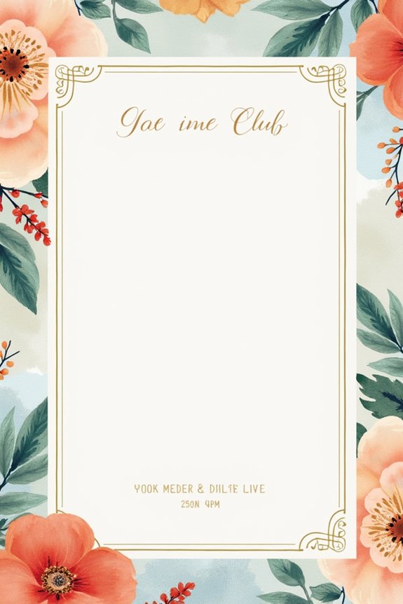 vibrant colors elegant fonts