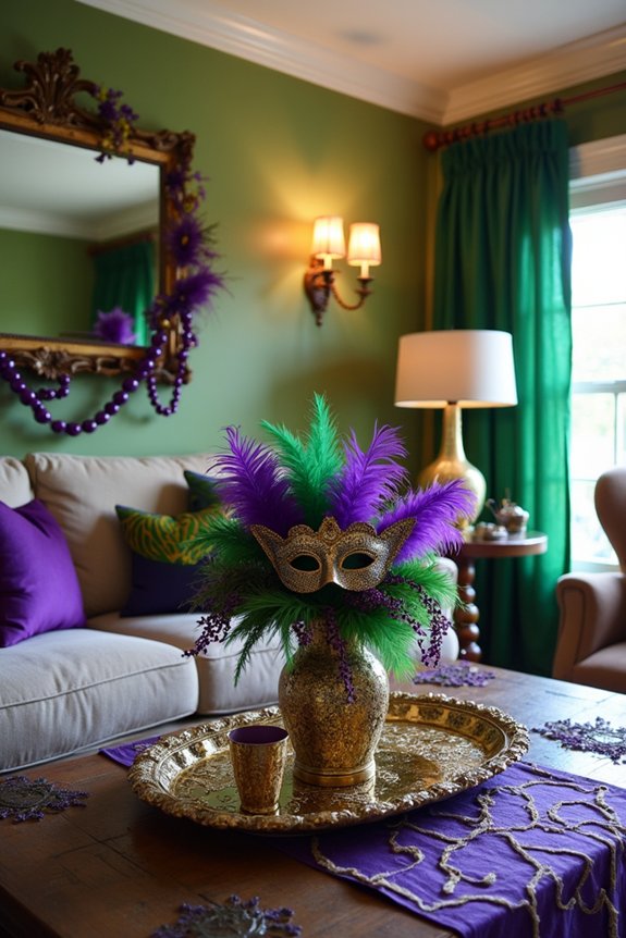 vibrant mardi gras d cor