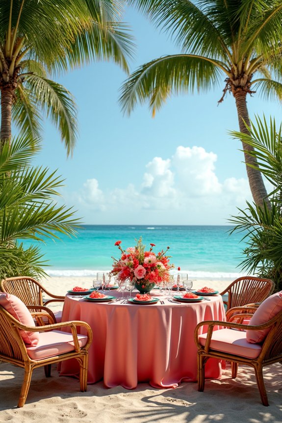 vibrant tropical floral escape