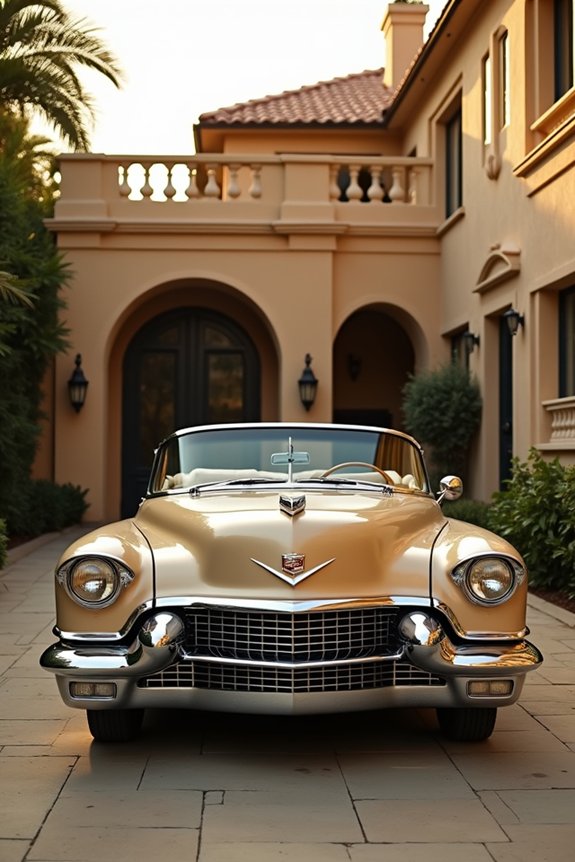 vintage car glamour backdrop