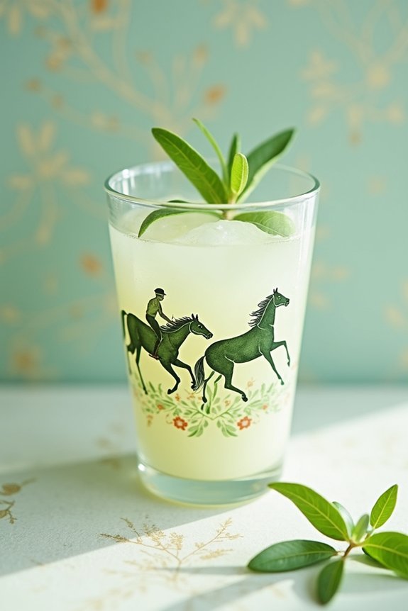 vintage mint julep invitations