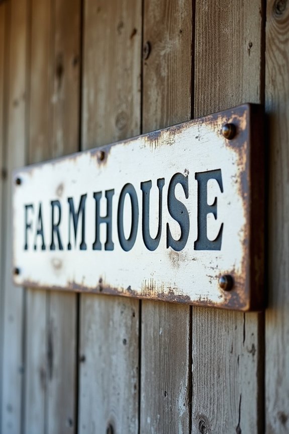 vintage signs add character