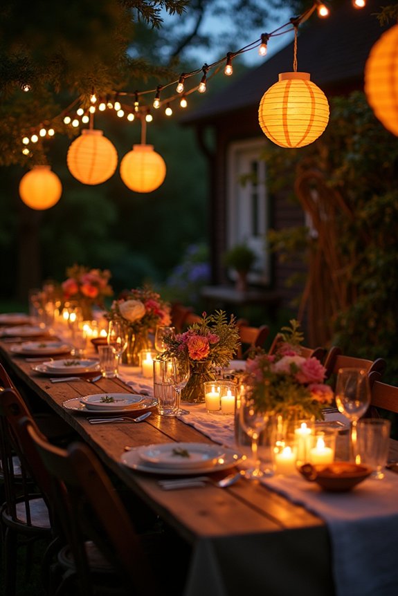 warm inviting ambient lighting