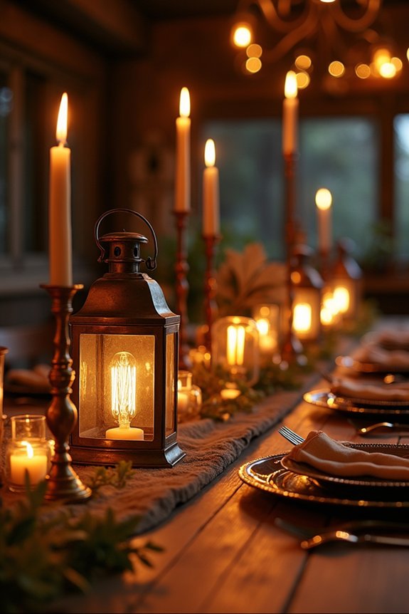 warm layered lighting ambiance