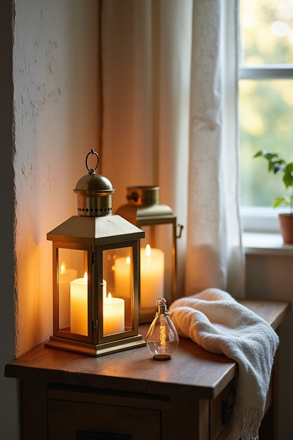 warm lighting creates coziness