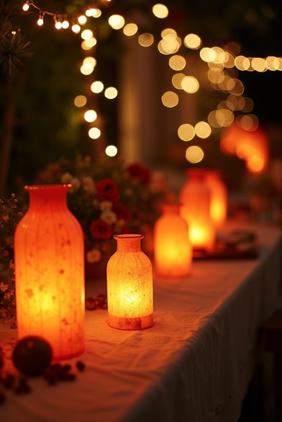 warm lighting for gatherings
