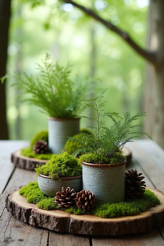 woodland centerpiece design ideas